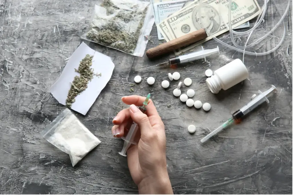Cannabis and multiple substances representing cross-addiction and substance dependence