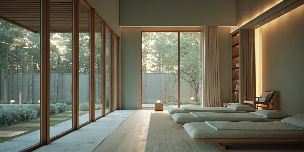 Serene private setting for luxury alcohol rehab