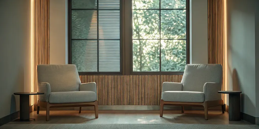 Private therapy room for trauma informed addiction treatment
