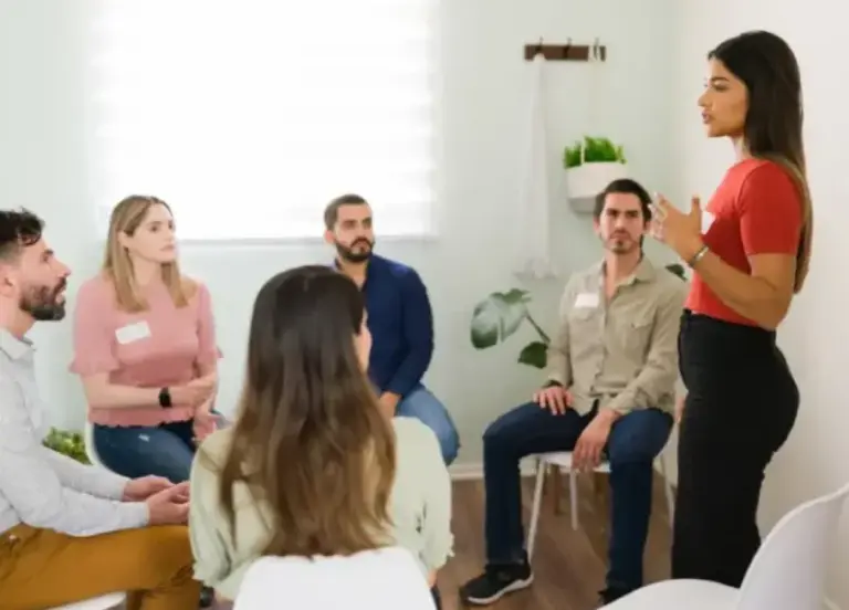 group session for adults that are struggling with alcohol